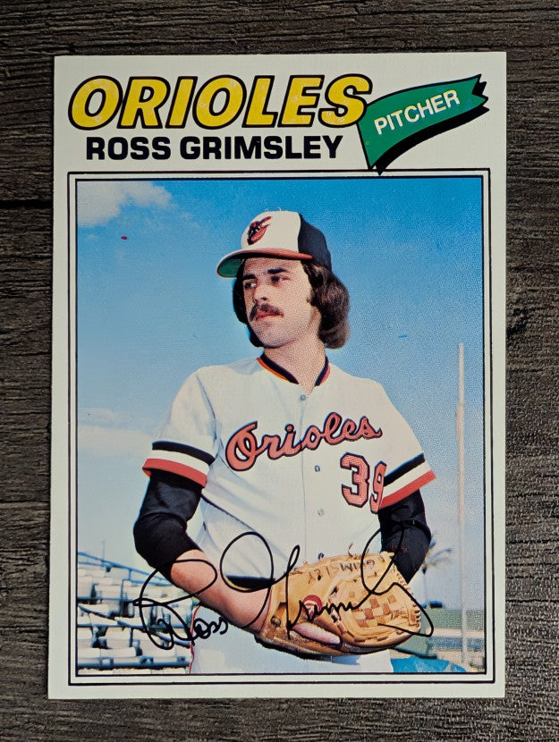 1977 Topps #572 Ross Grimsley (NM)