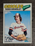 1977 Topps #572 Ross Grimsley (NM)