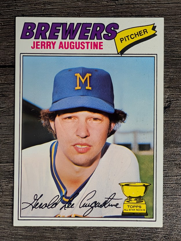1977 Topps #577 Jerry Augustine RC (EXMT)