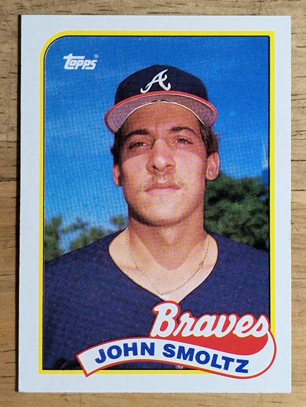 1989 Topps #382 John Smoltz RC
