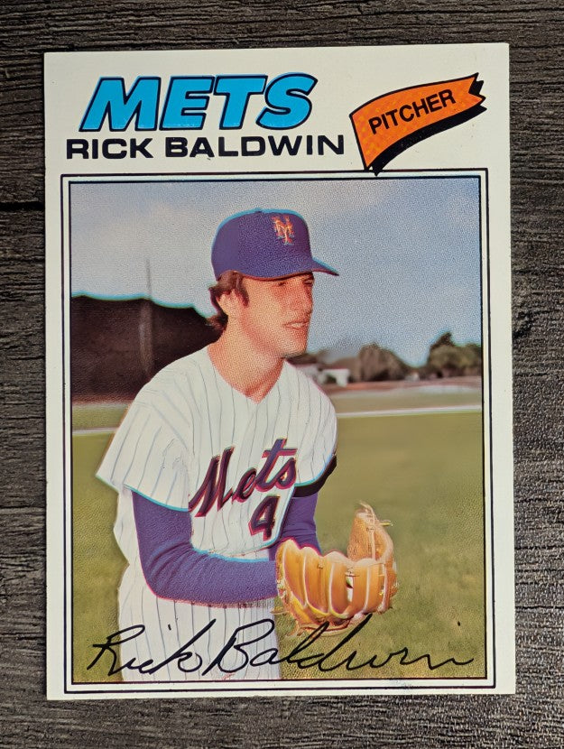 1977 Topps #587 Rick Baldwin (EXMT)