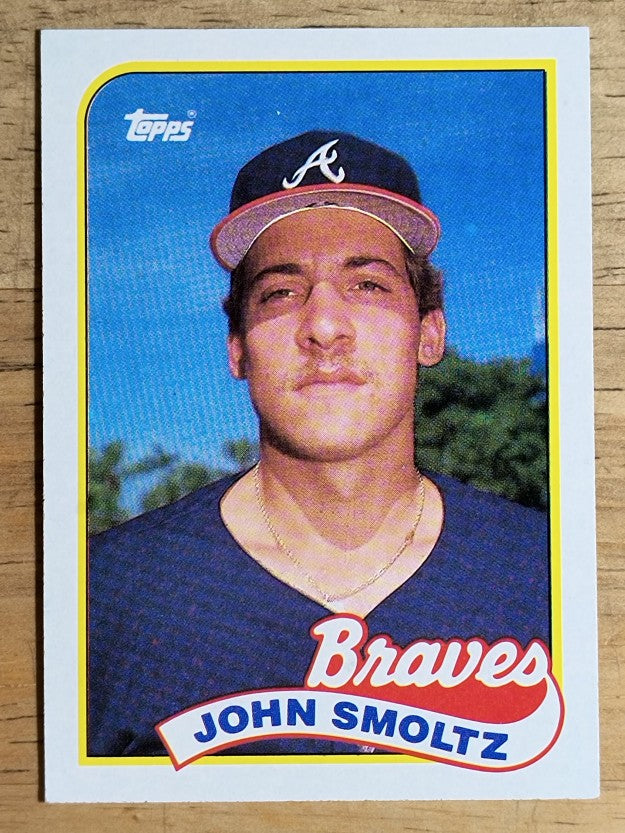 1989 Topps #382 John Smoltz RC