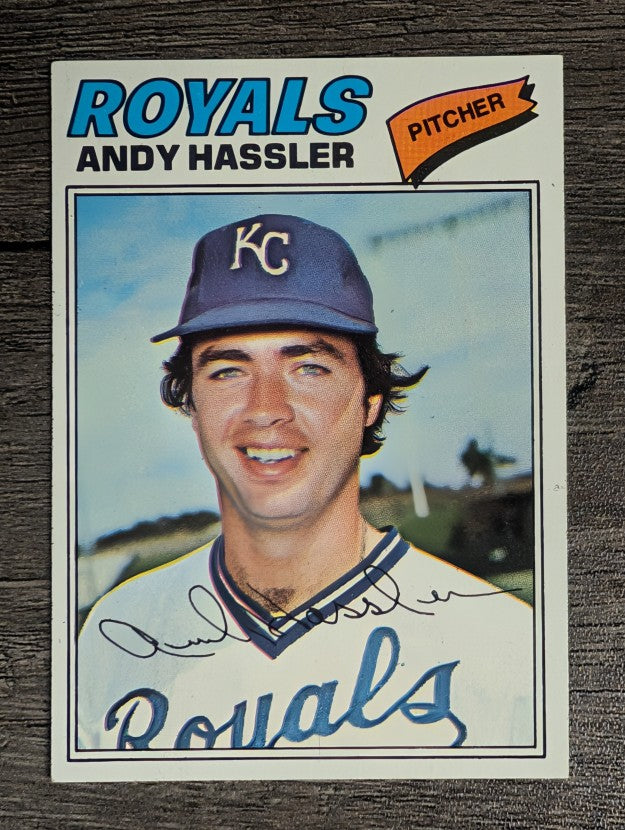 1977 Topps #602 Andy Hassler (EXMT)