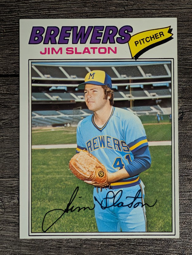 1977 Topps #604 Jim Slaton (EX)