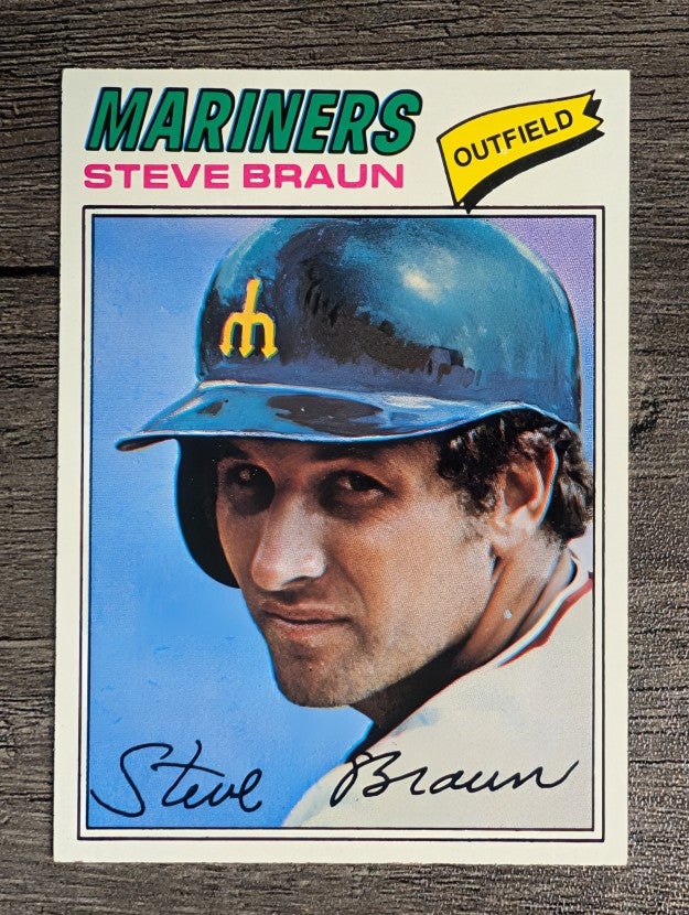 1977 Topps #606 Steve Braun (EX)