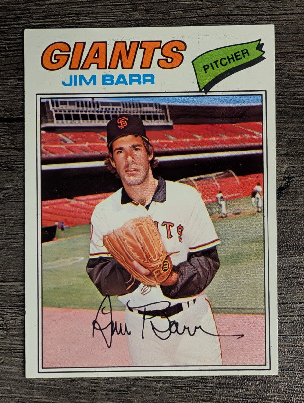 1977 Topps #609 Jim Barr (EXMT)