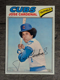 1977 Topps #610 Jose Cardenal (EXMT)