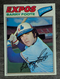 1977 Topps #612 Barry Foote (NM)