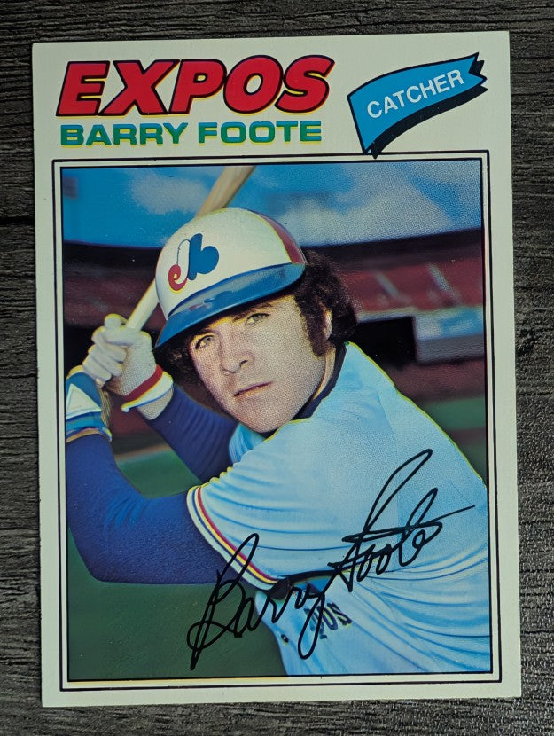 1977 Topps #612 Barry Foote (NM)