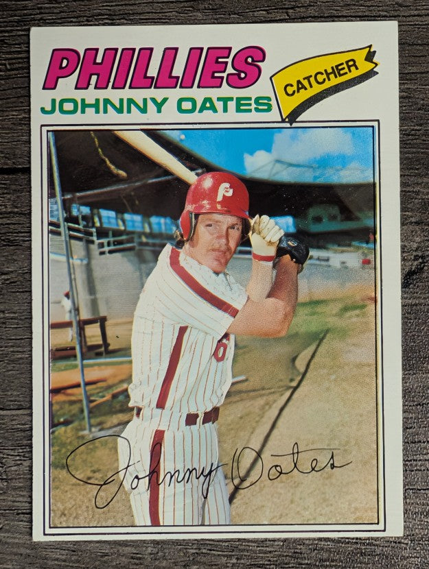1977 Topps #619 Johnny Oates (EXMT)