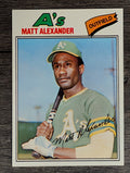 1977 Topps #644 Matt Alexander (NM)