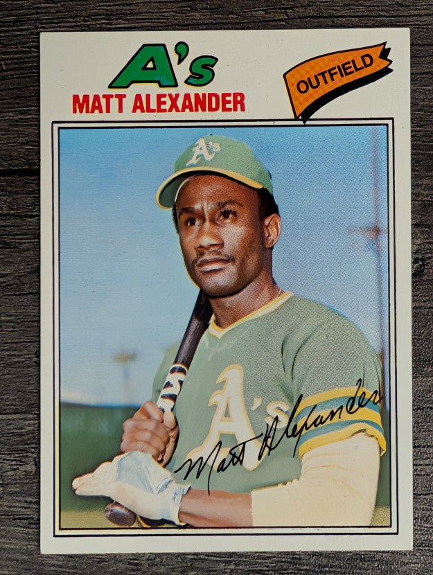 1977 Topps #644 Matt Alexander (NM)