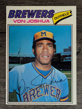 1977 Topps #651 Von Joshua (EX)
