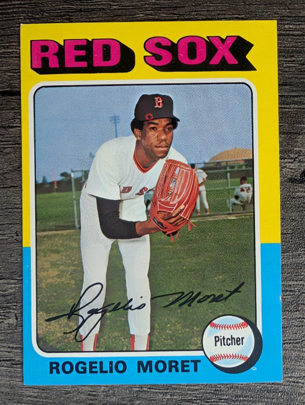 1975 Topps Mini #8 Rogelio Moret (EX)