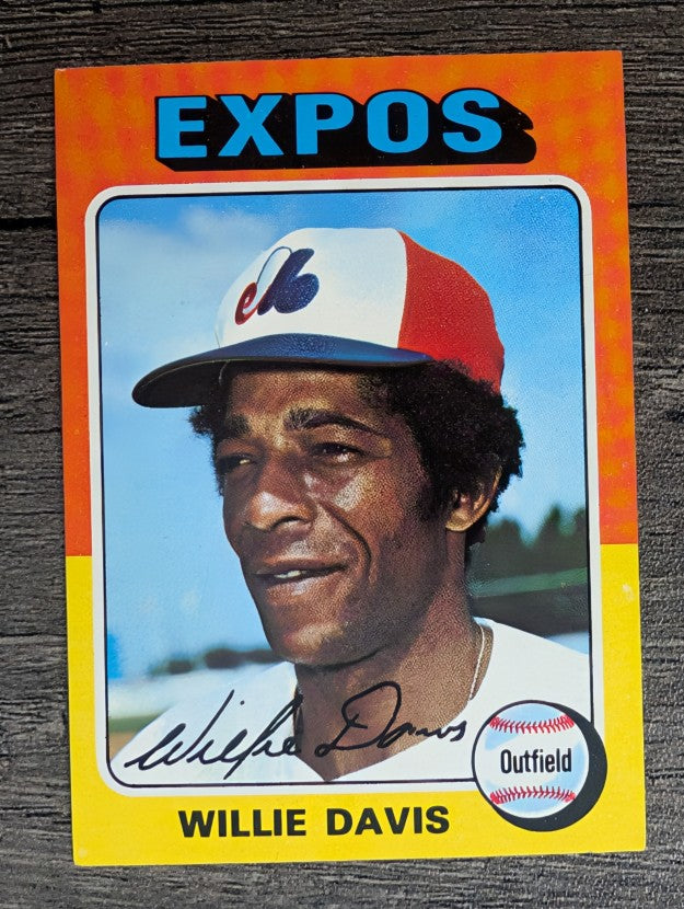 1975 Topps Mini #10 Willie Davis (NM)