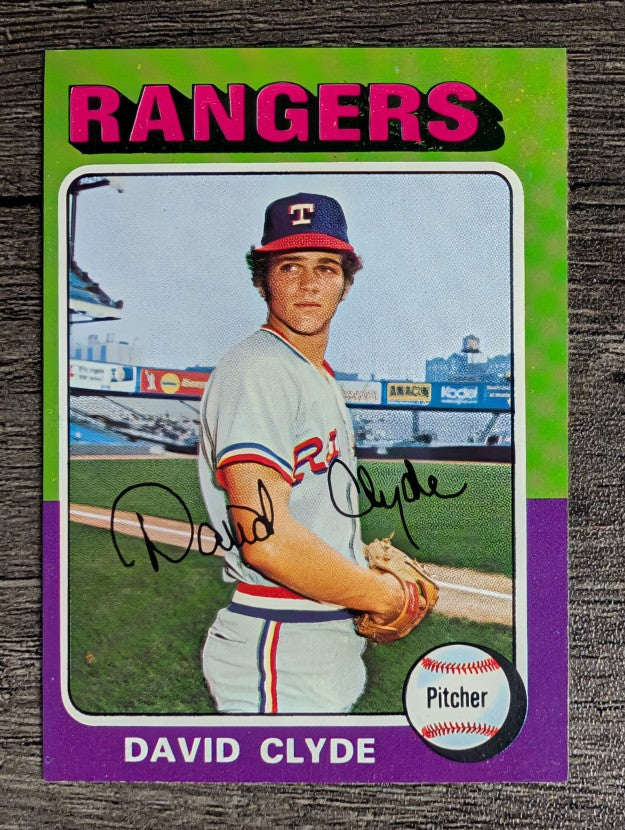 1975 Topps Mini #12 David Clyde (EXMT)