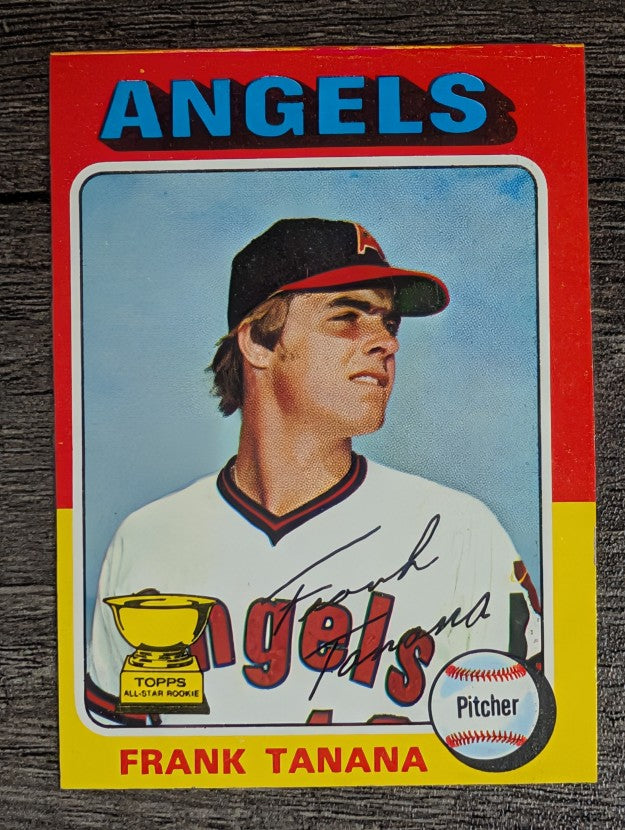 1975 Topps Mini #16 Frank Tanana (FACTORY SHORT)