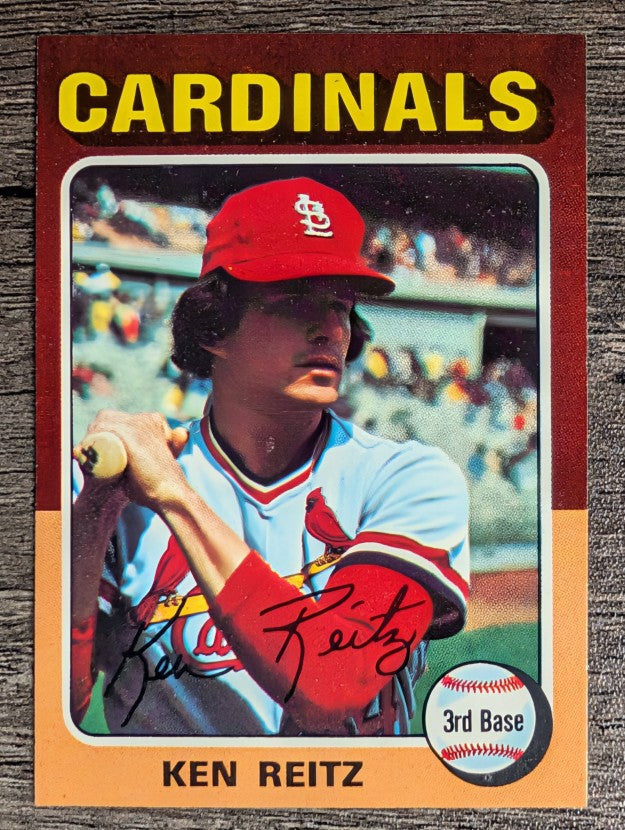 1975 Topps Mini #27 Ken Reitz (NM)