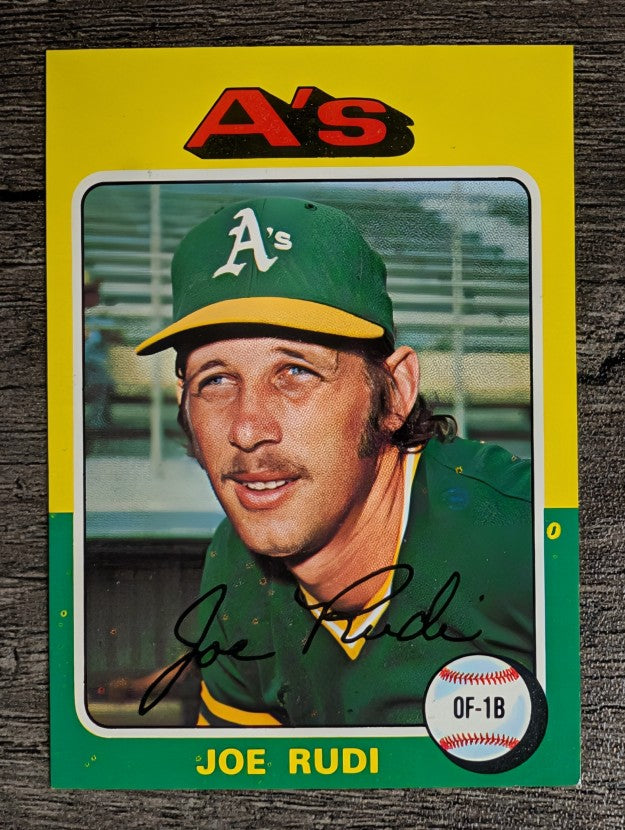 1975 Topps Mini #45 Joe Rudi (NM)