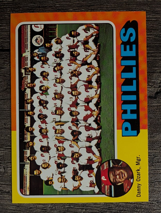 1975 Topps Mini #46 Philadelphia Phillies CL/Danny Ozark MG (NMMT)
