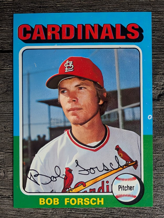 1975 Topps Mini #51 Bob Forsch RC (NM)
