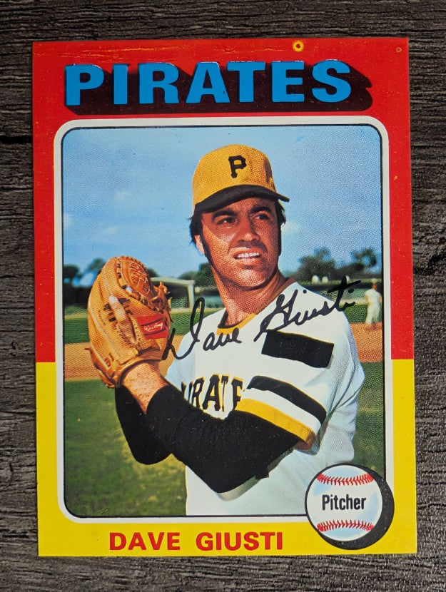 1975 Topps Mini #53 Dave Giusti (FACTORY SHORT)