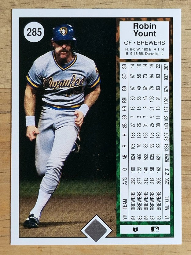 1989 Upper Deck #285 Robin Yount