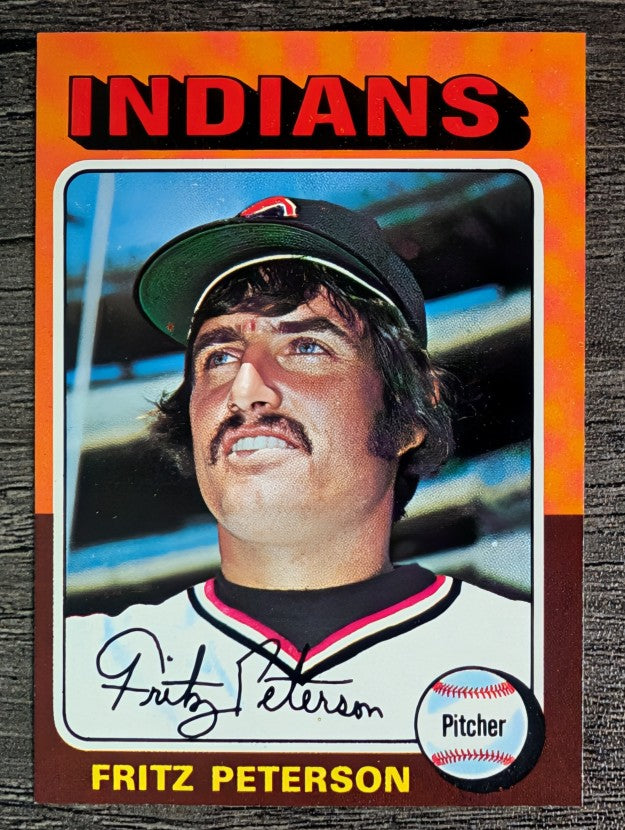 1975 Topps Mini #62 Fritz Peterson (EXMT)