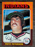 1975 Topps Mini #62 Fritz Peterson (EXMT)