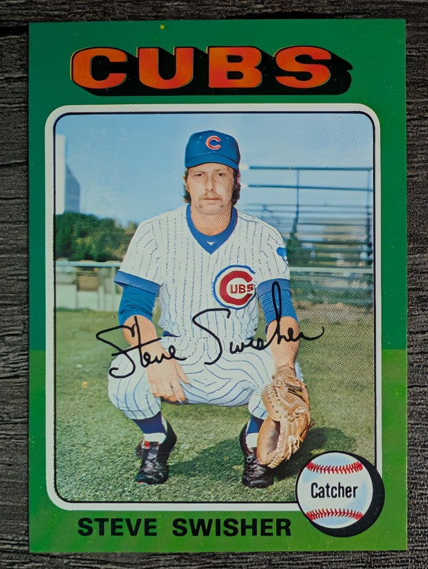 1975 Topps Mini #63 Steve Swisher RC (NM)