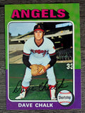 1975 Topps Mini #64 Dave Chalk (EXMT)