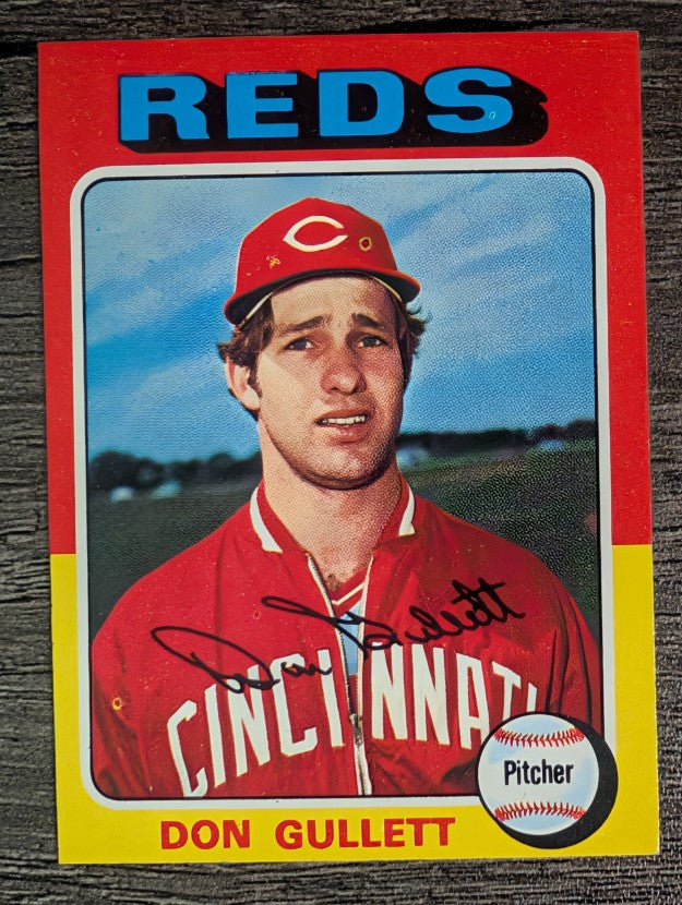 1975 Topps Mini #65 Don Gullett (FACTORY SHORT)