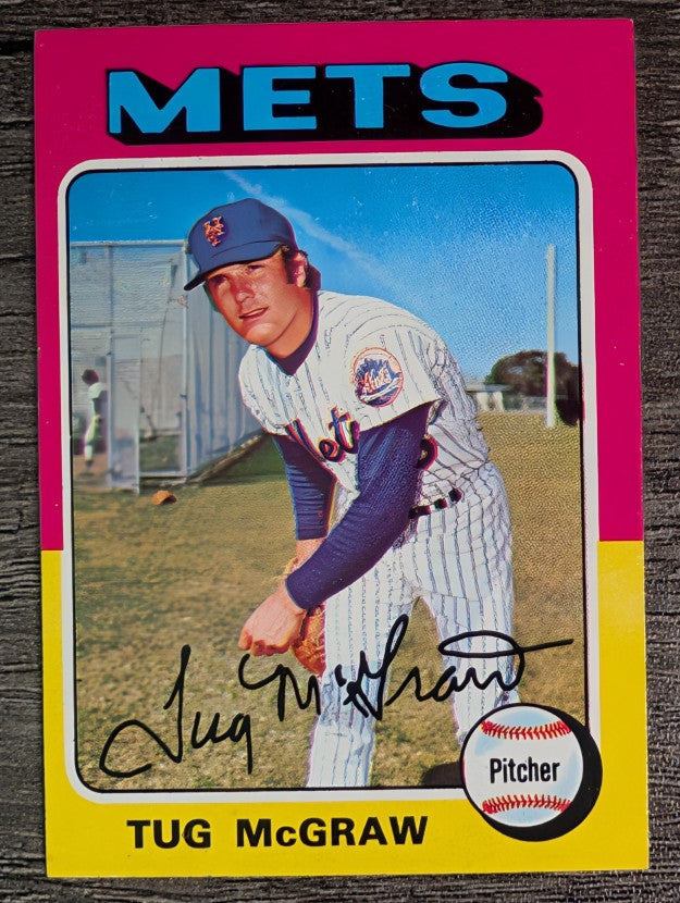 1975 Topps Mini #67 Tug McGraw (EXMT)