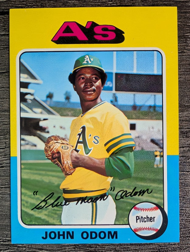 1975 Topps Mini #69 John Odom (EXMT)