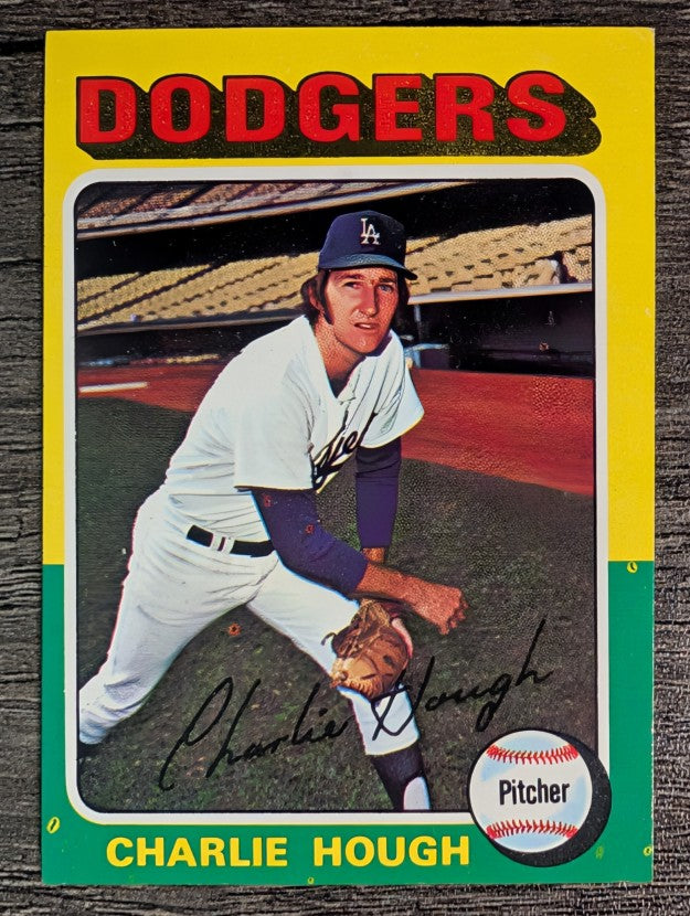 1975 Topps Mini #71 Charlie Hough (EXMT)