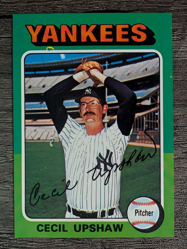 1975 Topps Mini #92 Cecil Upshaw (NMMT)