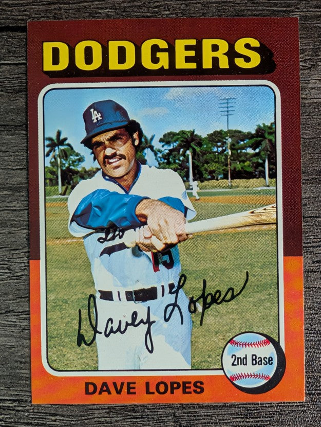 1975 Topps Mini #93 Davey Lopes (EXMT)