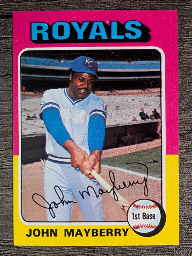 1975 Topps Mini #95 John Mayberry (EXMT)