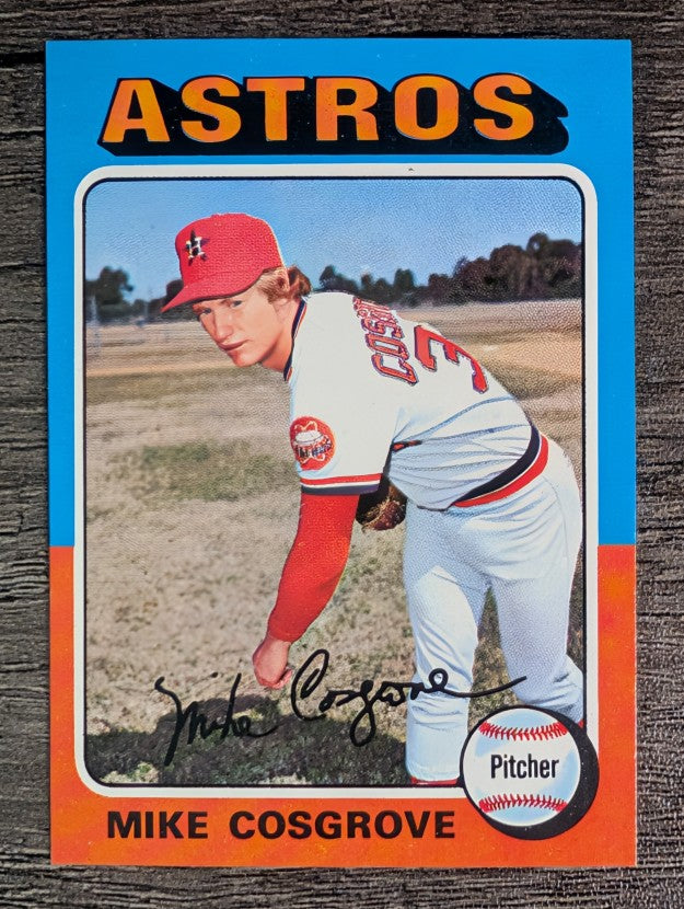 1975 Topps Mini #96 Mike Cosgrove RC (NMMT)