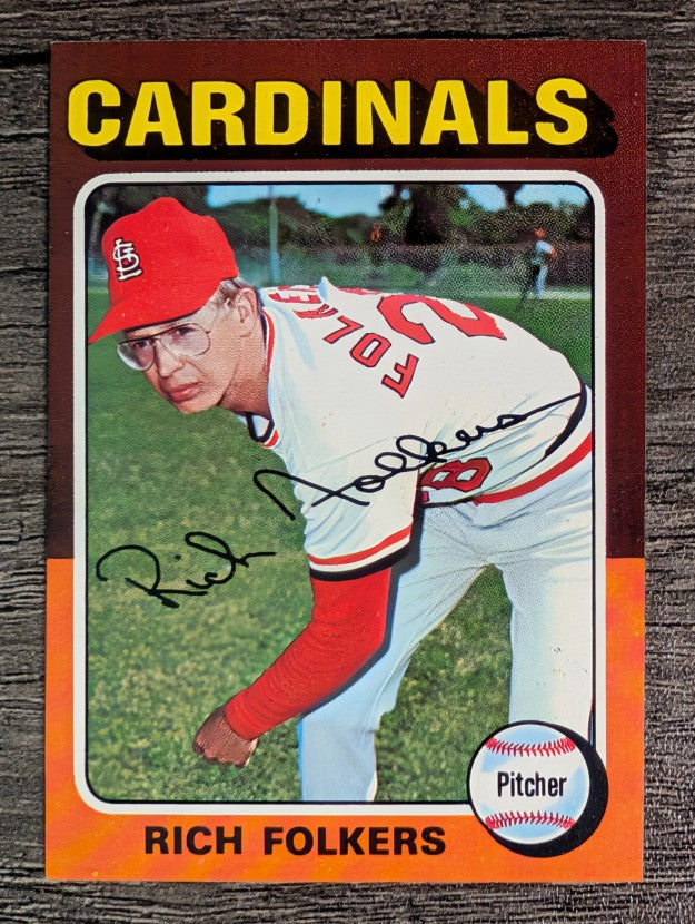 1975 Topps Mini #98 Rich Folkers (NM)