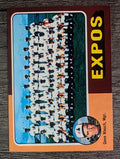 1975 Topps Mini #101 Montreal Expos CL/Gene Mauch MG (NMMT)