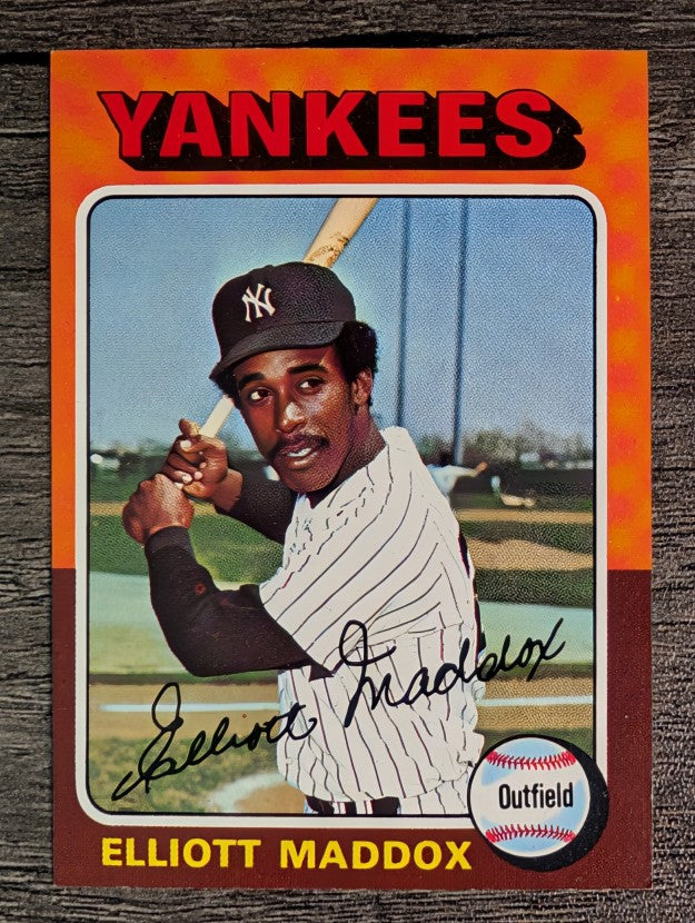1975 Topps Mini #113 Elliott Maddox (EXMT)