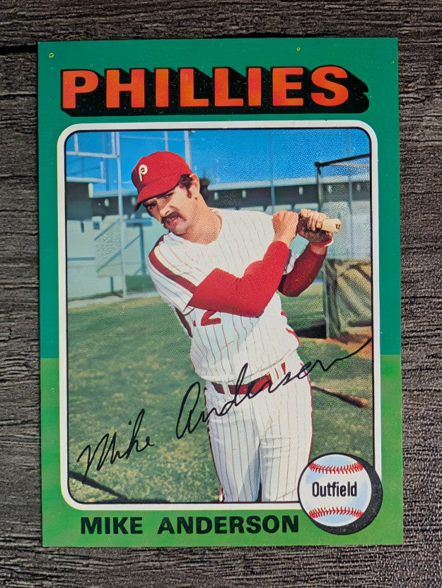 1975 Topps Mini #118 Mike Anderson (NMMT)