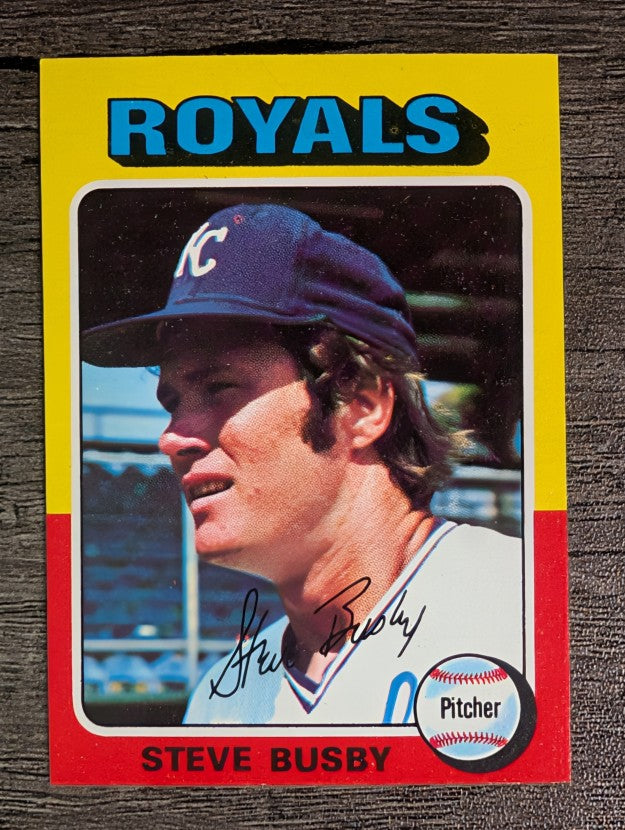 1975 Topps Mini #120 Steve Busby (NM)