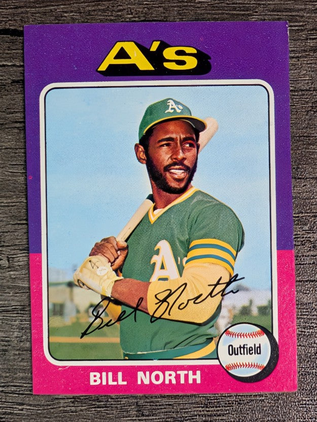 1975 Topps Mini #121 Bill North (EXMT)