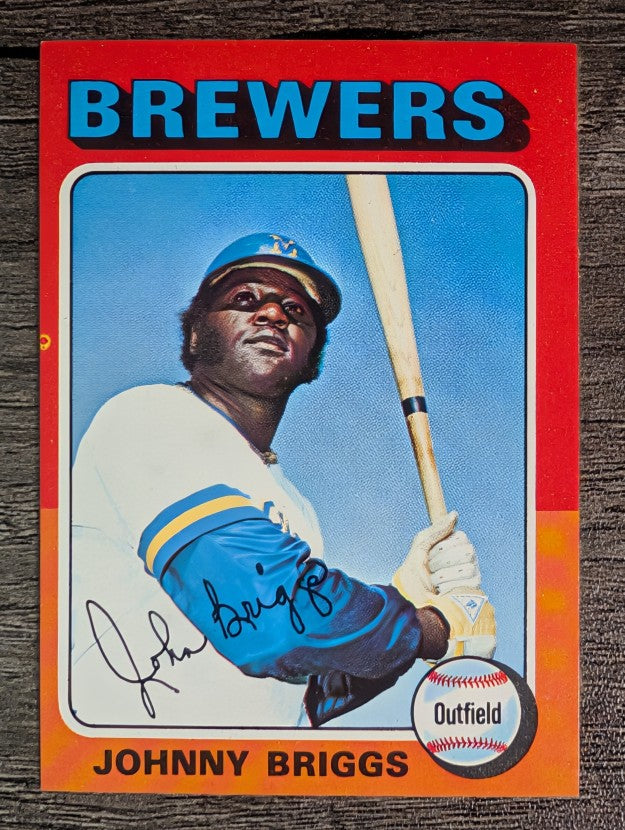 1975 Topps Mini #123 Johnny Briggs (EXMT)
