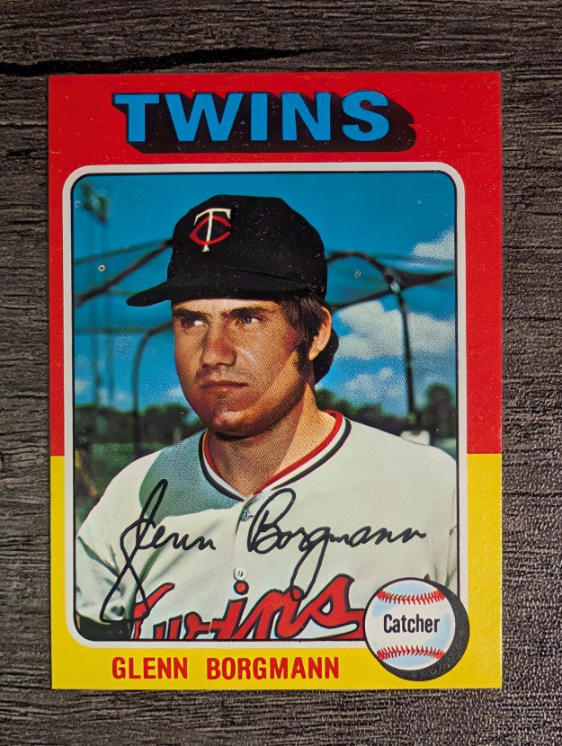 1975 Topps Mini #127 Glenn Borgmann (FACTORY SHORT)