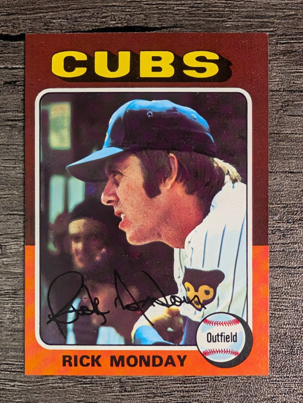 1975 Topps Mini #129 Rick Monday (NM)