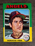 1975 Topps Mini #139 Horacio Pina (FACTORY SHORT)