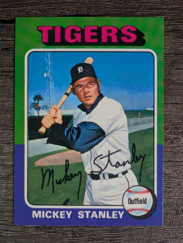 1975 Topps Mini #141 Mickey Stanley (NM)